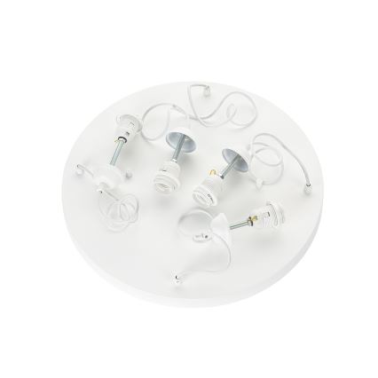 Brilagi - WABI SABI Cable Pendant Light 4xE27/40W/230V Ø 90 cm White