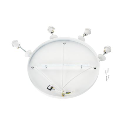 Brilagi - WABI SABI Cable Pendant Light 4xE27/40W/230V Ø 90 cm White