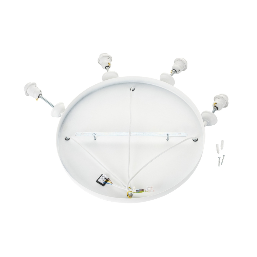 Brilagi - WABI SABI Cable Pendant Light 4xE27/40W/230V Ø 90 cm White