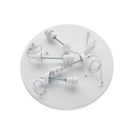Brilagi - WABI SABI cable pendant light 4xE27/40W/230V Ø 95 cm white