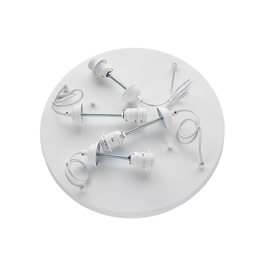 Brilagi - WABI SABI cable pendant light 4xE27/40W/230V Ø 95 cm white