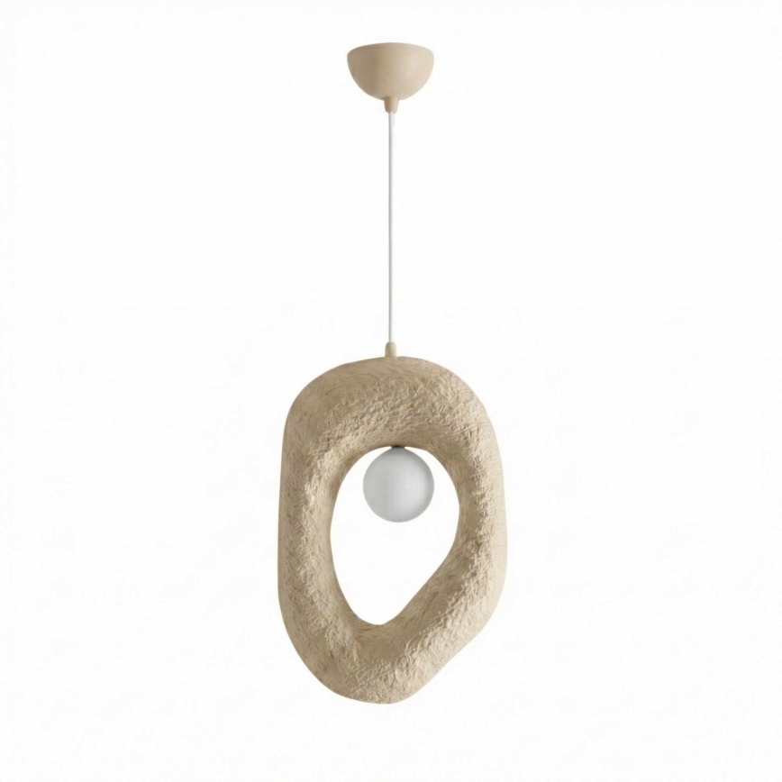 Brilagi - WABI SABI Cable-Suspended Pendant 1xE27/40W/230V, Cream