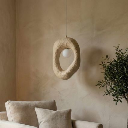 Brilagi - WABI SABI Cable-Suspended Pendant 1xE27/40W/230V, Cream
