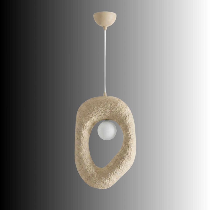 Brilagi - WABI SABI Cable-Suspended Pendant 1xE27/40W/230V, Cream