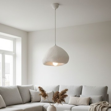Brilagi - WABI SABI Cord Pendant Lamp 1xE27/40W/230V, Ø 32 cm, White