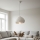 Brilagi - WABI SABI Cord Pendant Lamp 1xE27/40W/230V, Ø 32 cm, White