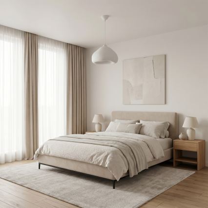Brilagi - WABI SABI Cord Pendant Lamp 1xE27/40W/230V, Ø 32 cm, White