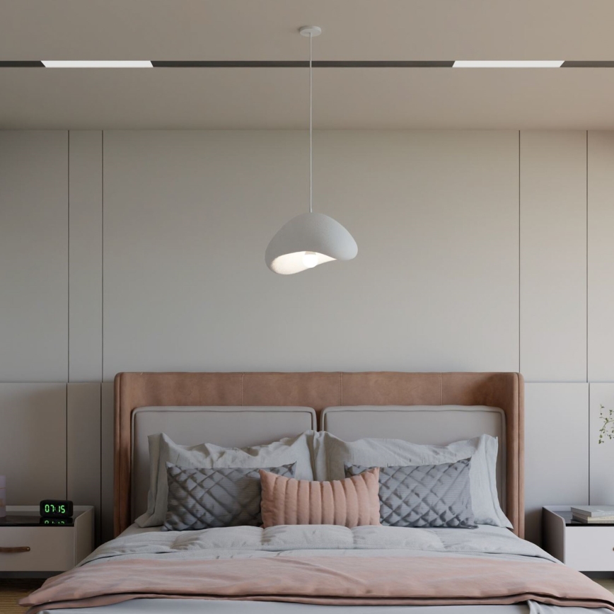 Brilagi - WABI SABI corded pendant light 1xE27/40W/230V Ø 33 cm white