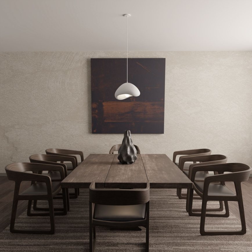 Brilagi - WABI SABI corded pendant light 1xE27/40W/230V Ø 33 cm white