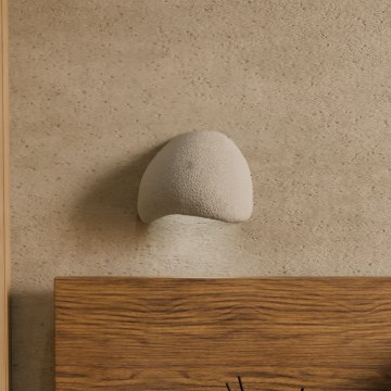 Brilagi - WABI SABI Wall Lamp 1xE14/40W/230V gray