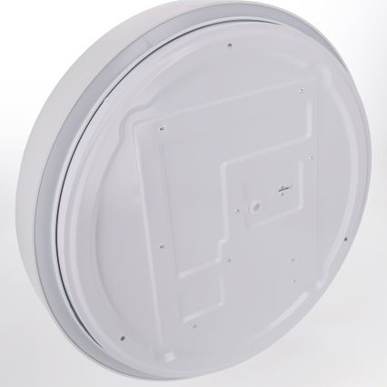 Brilagi - LED Dimmable Ceiling Light WALDO LED/48W/230V 3000-6500K Ø40 cm White/Silver + Remote Control