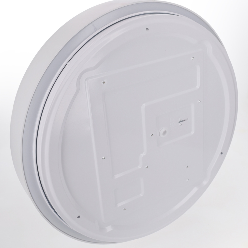 Brilagi - LED Dimmable Ceiling Light WALDO LED/48W/230V 3000-6500K Ø40 cm White/Silver + Remote Control