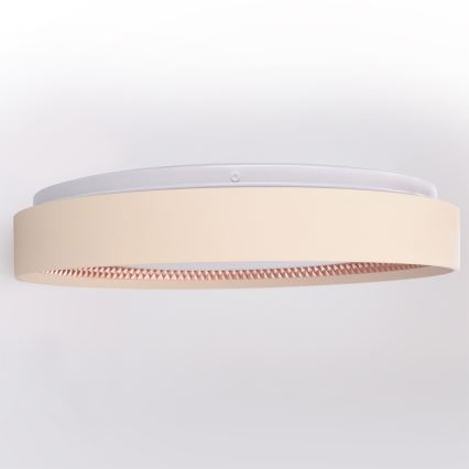 Brilagi - Dimmable LED ceiling light WALDO LED/48W/230V 3000-6500K Ø 40 cm beige/gold + remote control