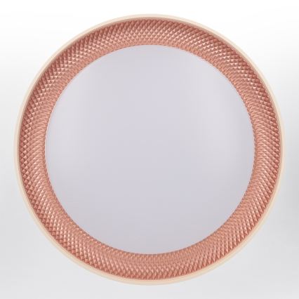 Brilagi - Dimmable LED ceiling light WALDO LED/48W/230V 3000-6500K Ø 40 cm beige/gold + remote control