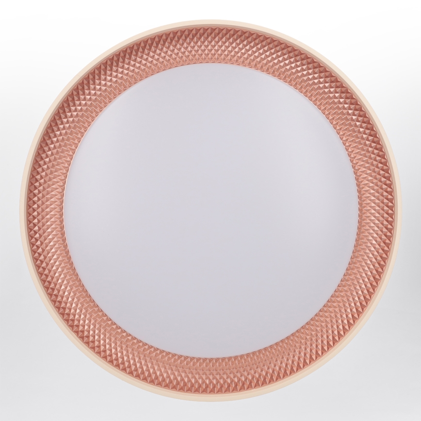 Brilagi - Dimmable LED ceiling light WALDO LED/48W/230V 3000-6500K Ø 40 cm beige/gold + remote control