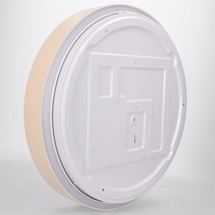 Brilagi - Dimmable LED ceiling light WALDO LED/48W/230V 3000-6500K Ø 40 cm beige/gold + remote control
