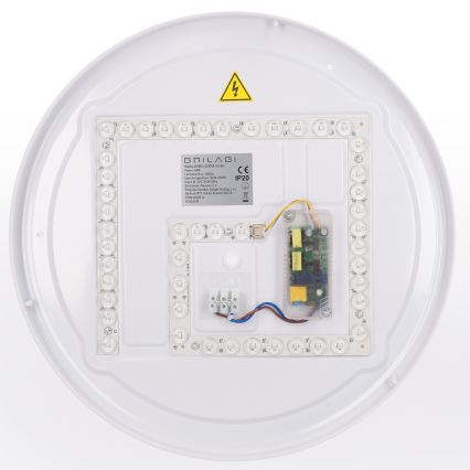 Brilagi - Dimmable LED ceiling light WALDO LED/48W/230V 3000-6500K Ø 40 cm beige/gold + remote control