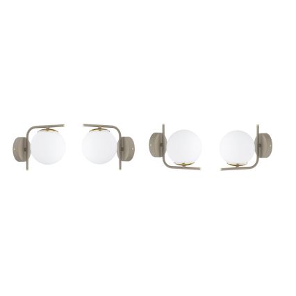 Brilagi - Wall lamp 1xE27/60W/230V beige/gold