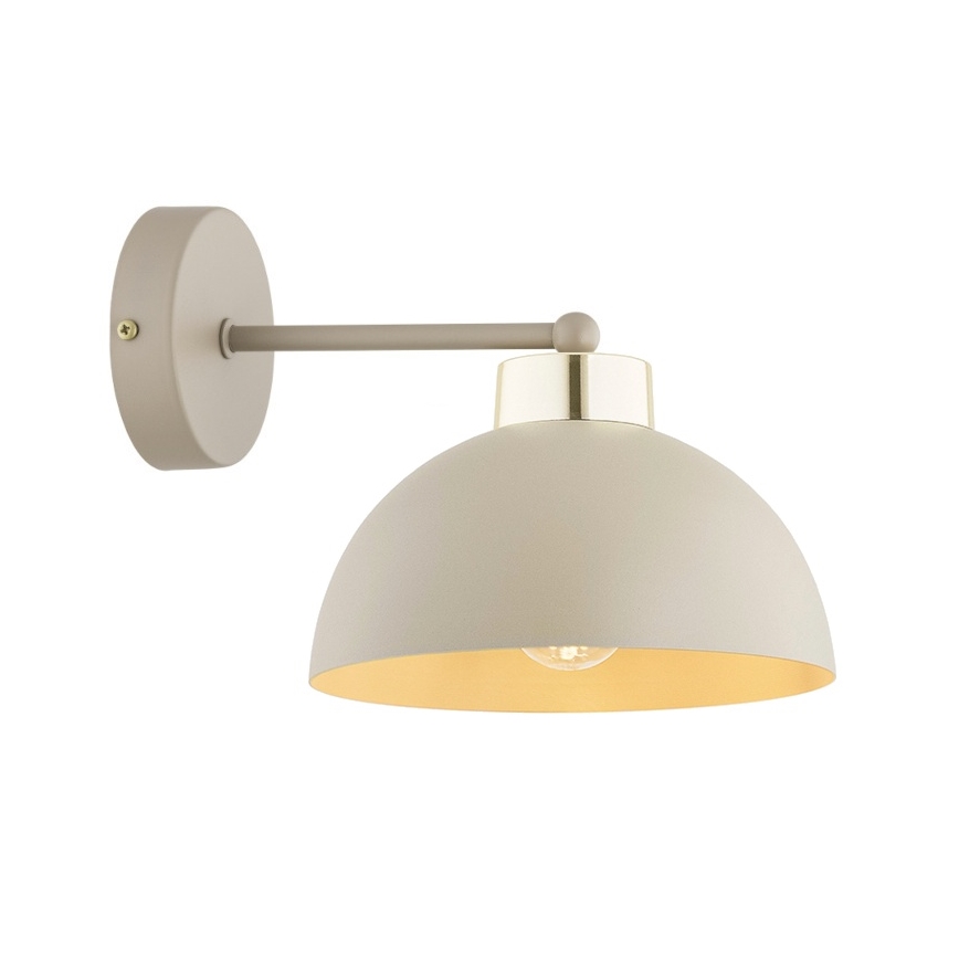 Brilagi - Wall lamp 1xE27/60W/230V beige/gold