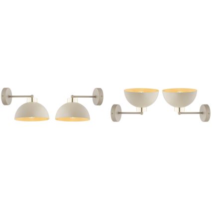 Brilagi - Wall lamp 1xE27/60W/230V beige/gold
