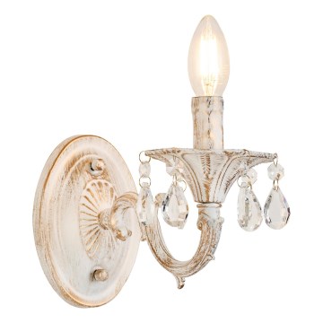 Brilagi - Wall lamp CLASSIC 1xE14/60W/230V creamy/patina