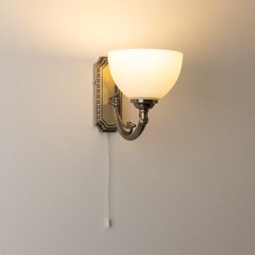 Brilagi - Wall lamp CLASSIC 1xE27/60W/230V brass