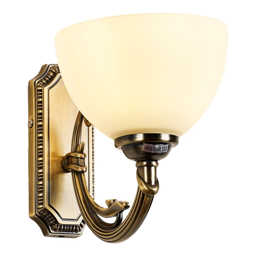 Brilagi - Wall lamp CLASSIC 1xE27/60W/230V brass