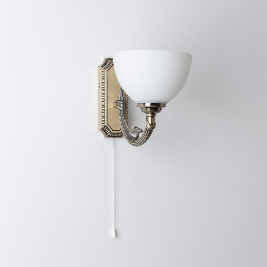 Brilagi - Wall lamp CLASSIC 1xE27/60W/230V brass