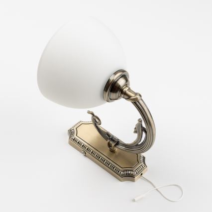 Brilagi - Wall lamp CLASSIC 1xE27/60W/230V brass