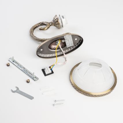 BRILAGI - Wall lamp CLASSIC 1xE27/60W/230V brass