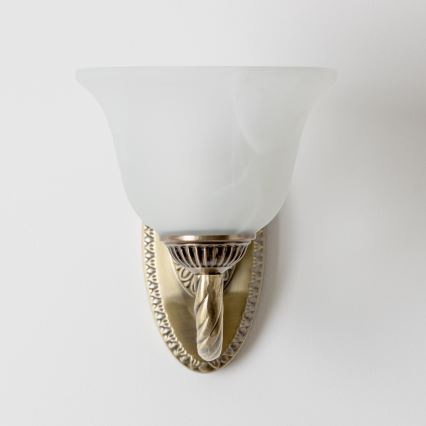 Brilagi - Wall lamp CLASSIC 1xE27/60W/230V brass