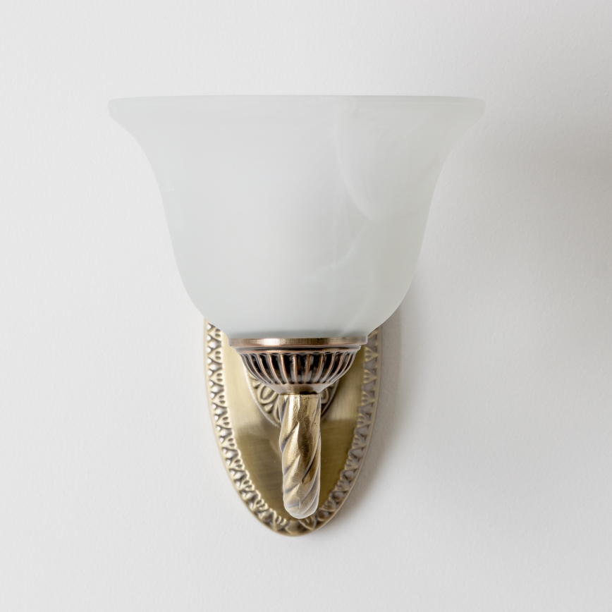 Brilagi - Wall lamp CLASSIC 1xE27/60W/230V brass