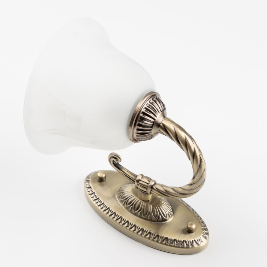Brilagi - Wall lamp CLASSIC 1xE27/60W/230V brass