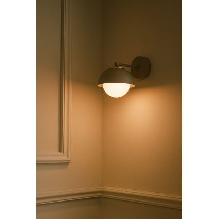 Brilagi - Wall lamp COSMO 1xE27/60W/230V beige/gold