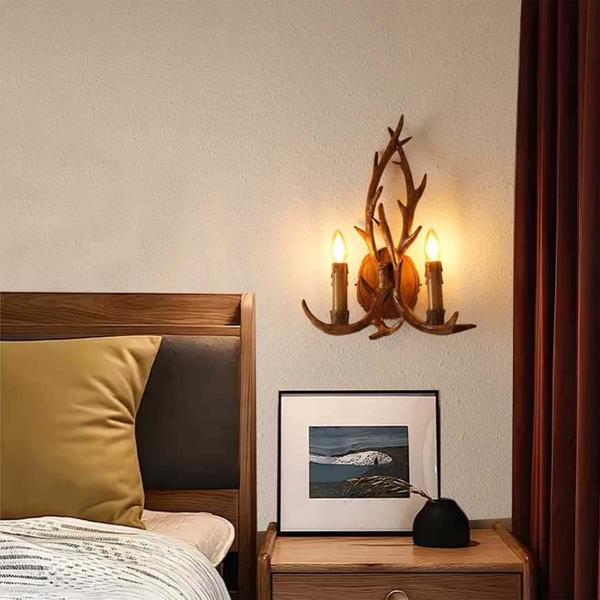 Brilagi - Wall Lamp DEER 2xE14/10W/230V