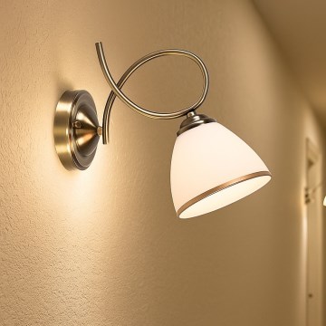 Brilagi - Wall lamp FRED 1xE27/60W/230V bronze