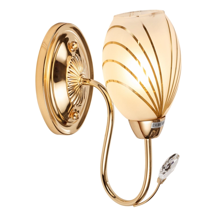 Brilagi - Wall lamp MEGAPOLIS 1xE14/60W/230V gold