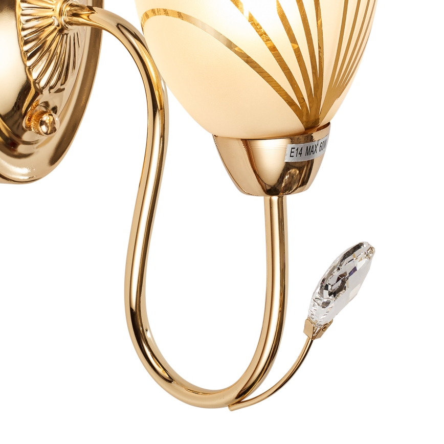 Brilagi - Wall lamp MEGAPOLIS 1xE14/60W/230V gold