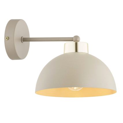 Brilagi - Wall lamp MOON 1xE27/60W/230V beige/gold