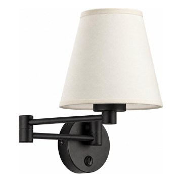 BRILAGI - Wall lamp NUBILA 1xE27/15W/230V cream/black