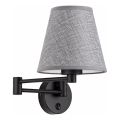 BRILAGI - Wall lamp NUBILA 1xE27/15W/230V grey/black