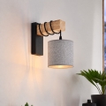 BRILAGI - Wall lamp NUBILA 1xE27/60W/230V brown/black/grey