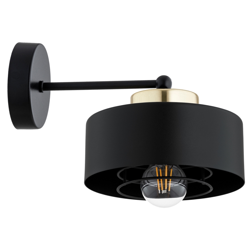 Brilagi - Wall lamp SPRING 1xE27/60W/230V black/gold