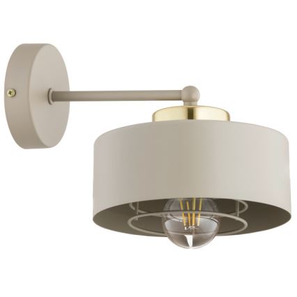 Brilagi - Wall light 1xE27/60W/230V beige/gold