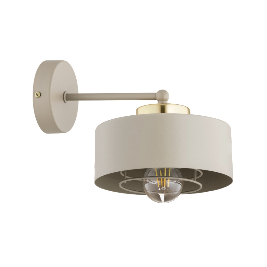 Brilagi - Wall light 1xE27/60W/230V beige/gold