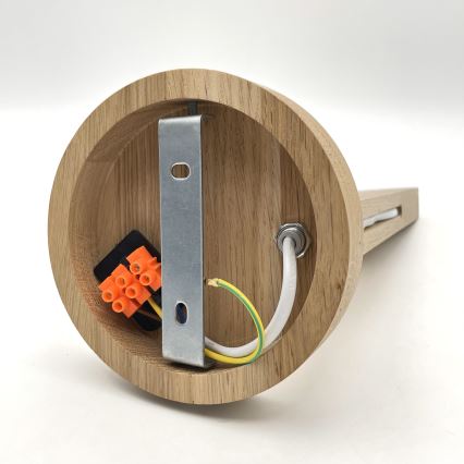 Brilagi - Wall light ANTHONY 1xE14/40W/230V oak/brown