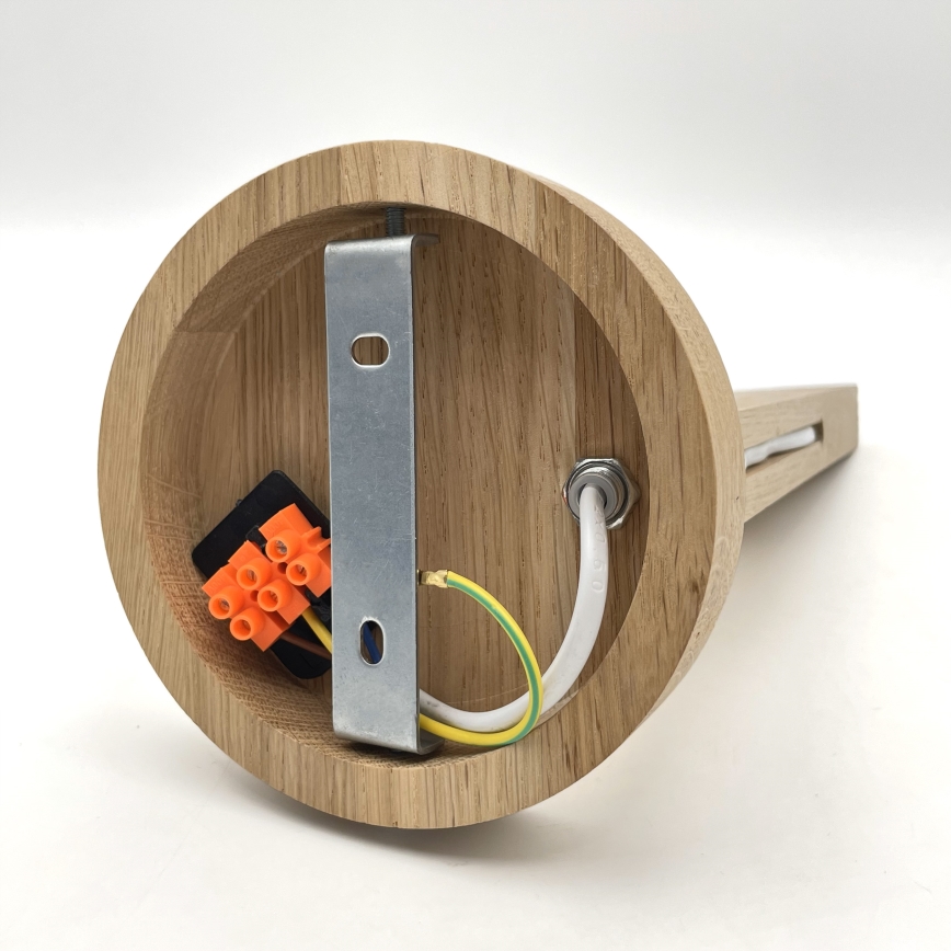 Brilagi - Wall light ANTHONY 1xE14/40W/230V oak/brown