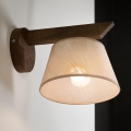 Brilagi - Wall light ANTHONY 1xE14/40W/230V oak walnut/beige