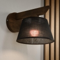 Brilagi - Wall light ANTHONY 1xE14/40W/230V oak walnut/black