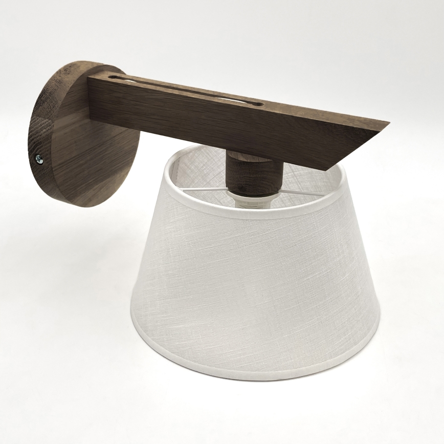 Brilagi - Wall light ANTHONY 1xE14/40W/230V oak walnut/white